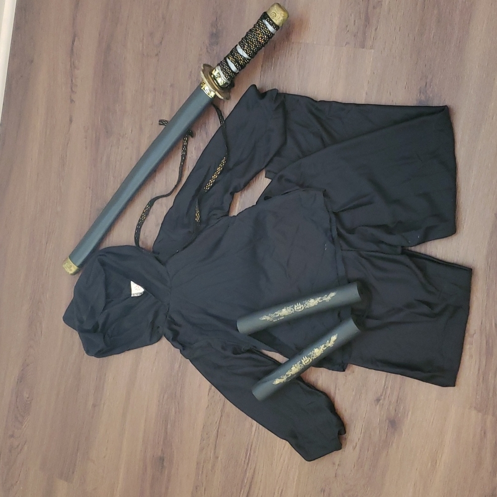 Child's size small ninja costume